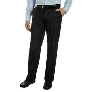 NWT IZOD Men's Flat Front Straight Fit No Iron Dress Pant, Size 40Wx32L